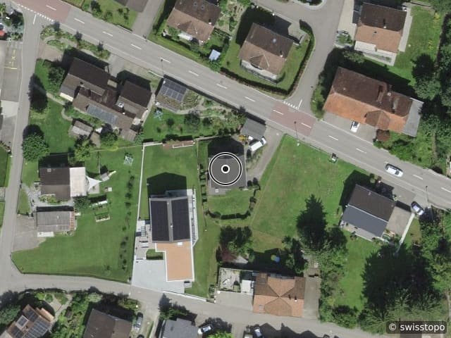 Luftbild der Lage – Buhwilerstrasse 7, 9215 Schönenberg an der Thur
