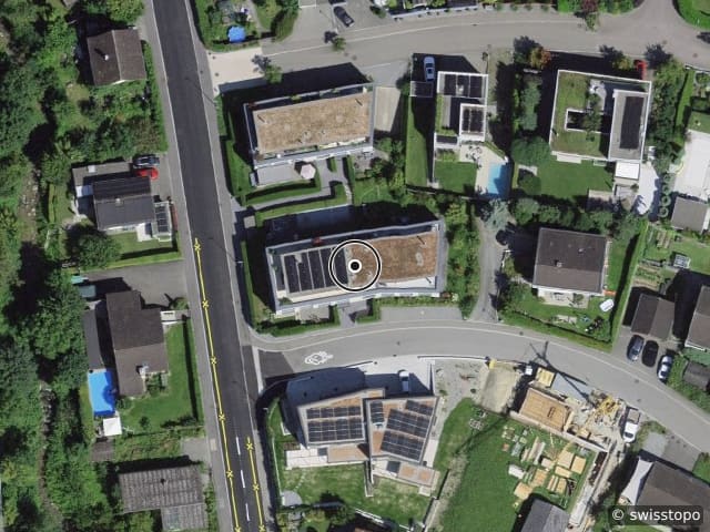 Luftbild der Lage – Möttelistrasse 1, 9403 Goldach