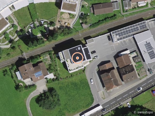 Luftbild Bernstrasse 4a, Zell