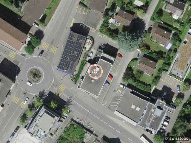 Luftbild Landstrasse 55, Wettingen