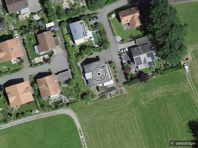 Luftbild Riedernstrasse 38, Uetendorf