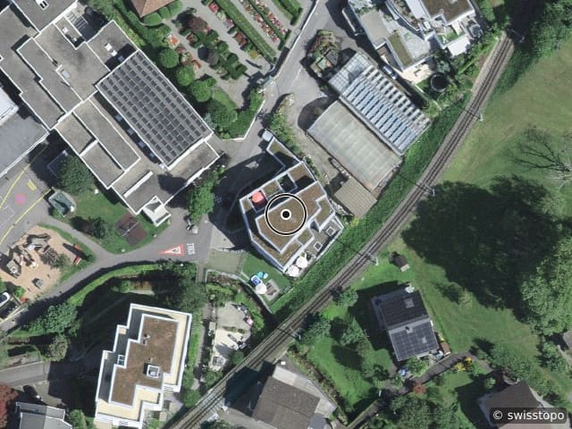 Luftbild der Lage – Rigiweg 2, 6354 Vitznau