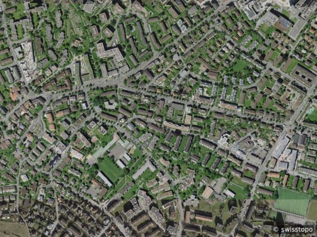 Vista aerea della posizione – 8047 Zürich