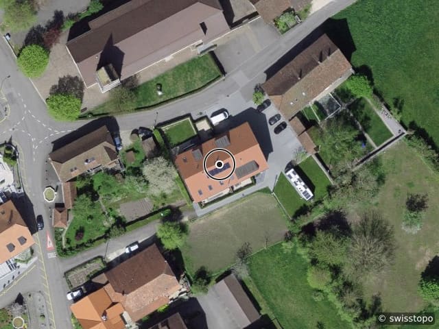 Luftbild Kirchgasse 4, Oberbuchsiten