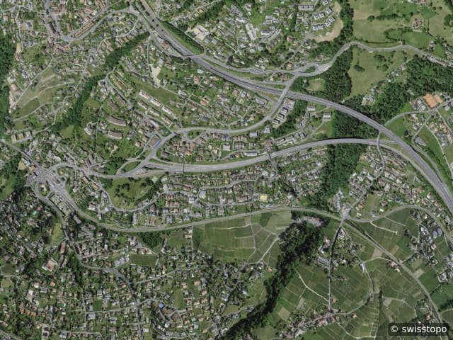 Luftbild Lutry