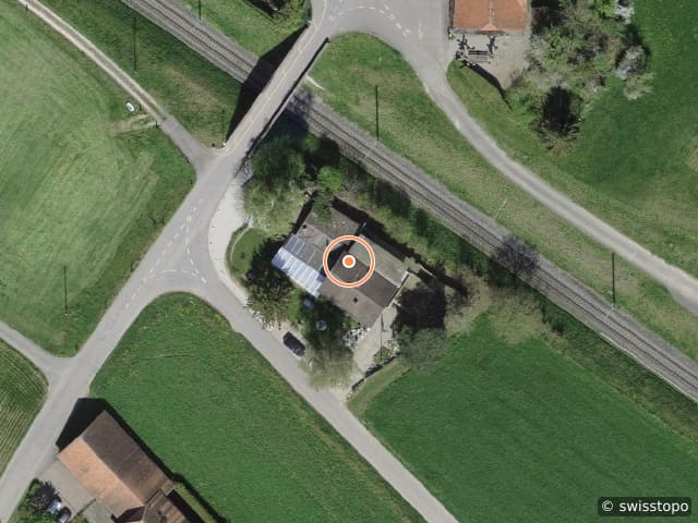 Luftbild der Lage – Ferenbalmstrasse 64, 3206 Ferenbalm
