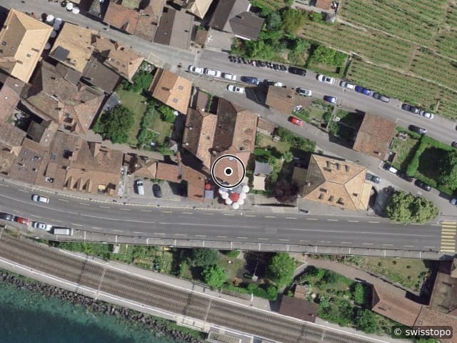 Luftbild Ruelle Romaine 1, St-Saphorin (Lavaux)