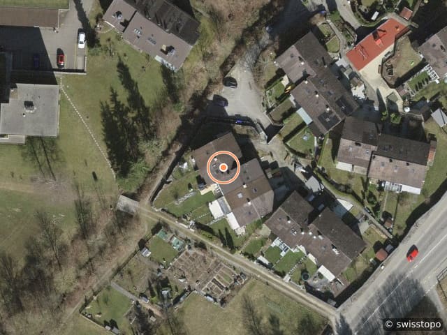 Luftbild Maienwis 57, Saland