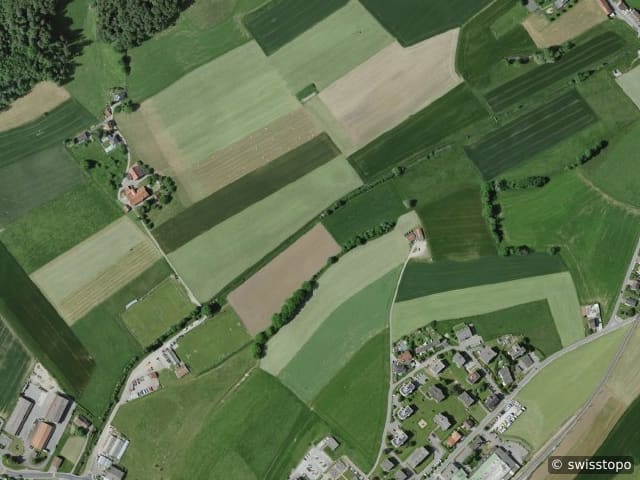 Luftbild Route de Lossy 12, Belfaux