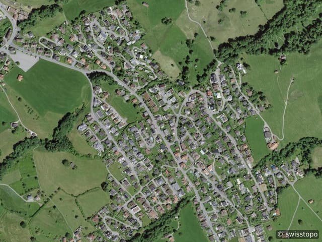 Luftbild: das Gebiet