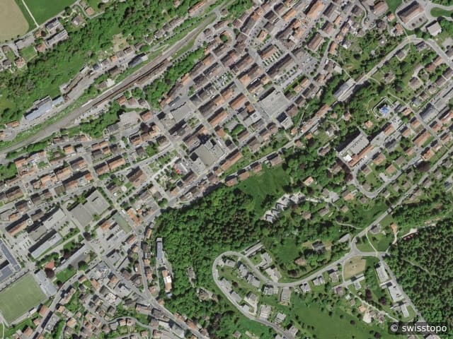 Luftbild Rue Beau-Site 17, Le Locle