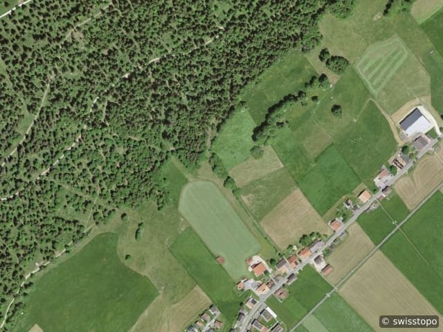 Luftbild La Sagne