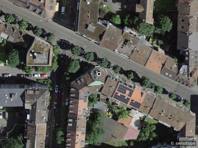 Luftbild Brombacherstrasse 30, Basel