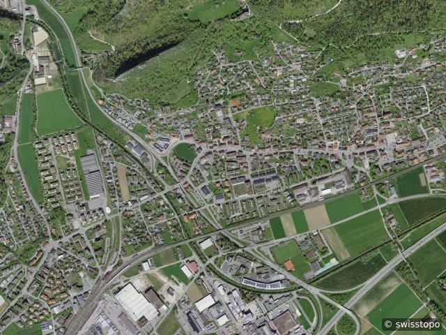 Luftbild Oensingen