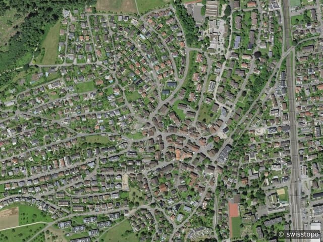 Luftbild Etagen im