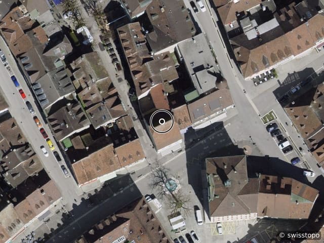 Luftbild Rue du Marché 2, Delémont