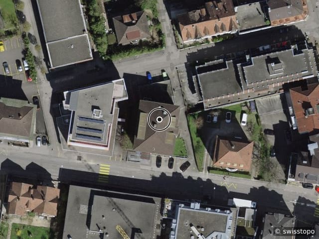 Luftbild Rue de la Molière 19, Delémont
