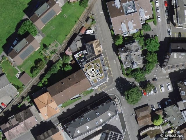 Luftbild Postgasse 9, Interlaken