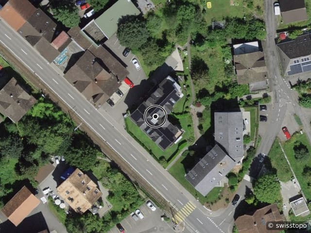 Luftbild der Lage – Luzernerstrasse 23, 5712 Beinwil am See