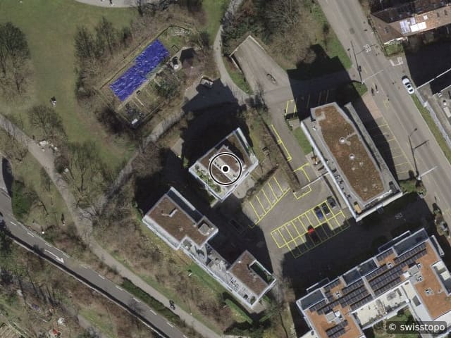 Luftbild Engweg 8, Zürich