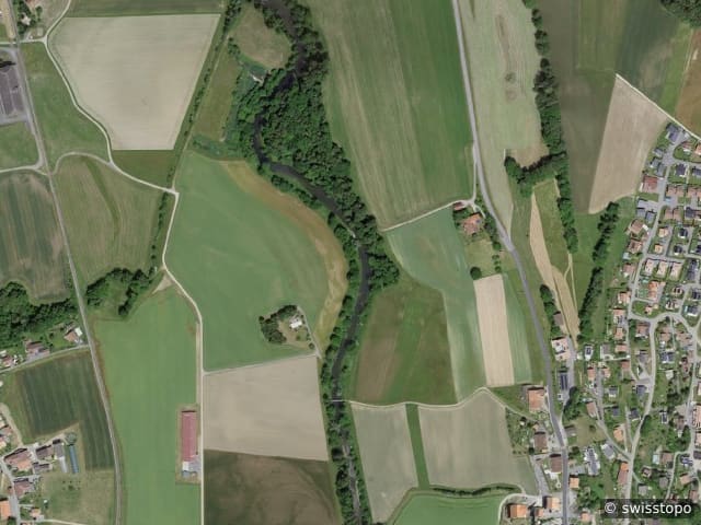 Luftbild Rue