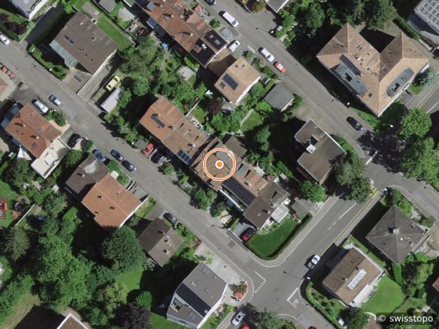 Luftbild Wegastrasse 23, Checken Sie die Lage