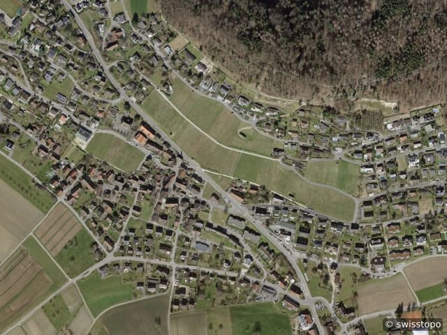 Luftbild Laufen-Uhwiesen