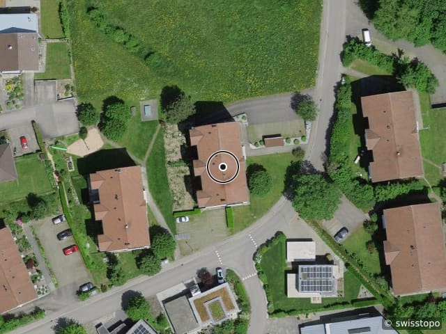 Luftbild Eichenstrasse 22, Wünnewil