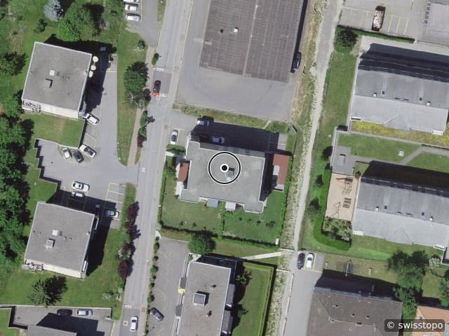 Luftbild der Lage – Route Des Pléiades 55, 1618 Châtel-St-Denis