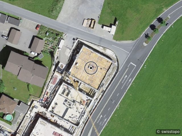Luftbild der Lage – Rüeterswilerstrasse 22-28, 8735 St. Gallenkappel