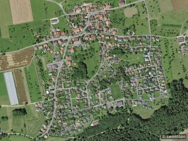 Luftbild Metzerlen