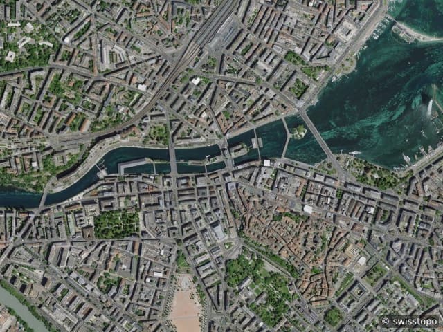 Luftbild Genève