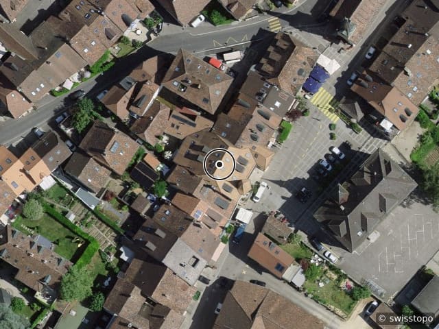 Luftbild Rue des Coteaux 10, Cortaillod