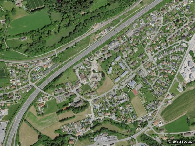 Luftbild Matran