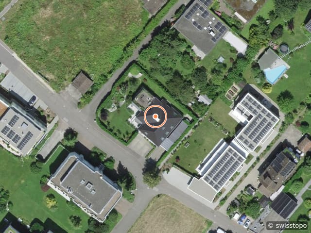 Luftbild Beckenmoosstrasse 11, Zurzach