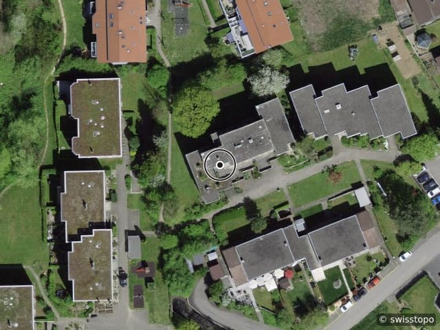 Luftbild der Lage – Neumattweg 10, 4537 Wiedlisbach