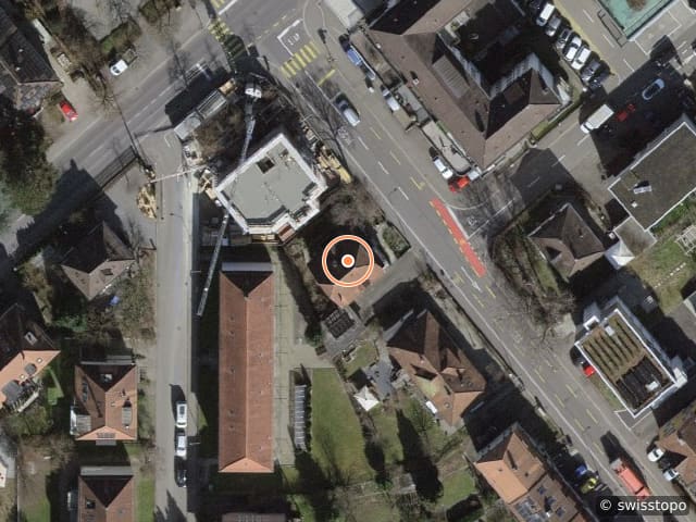 Luftbild Geiselweidstrasse 38, Winterthur