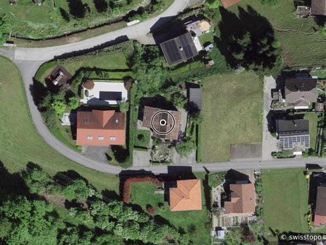 Vue aérienne de l’emplacement – Mülihaldenstrasse 15, 8885 Mols