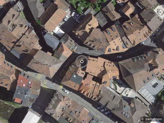 Luftbild Rue Grenade 4, Moudon