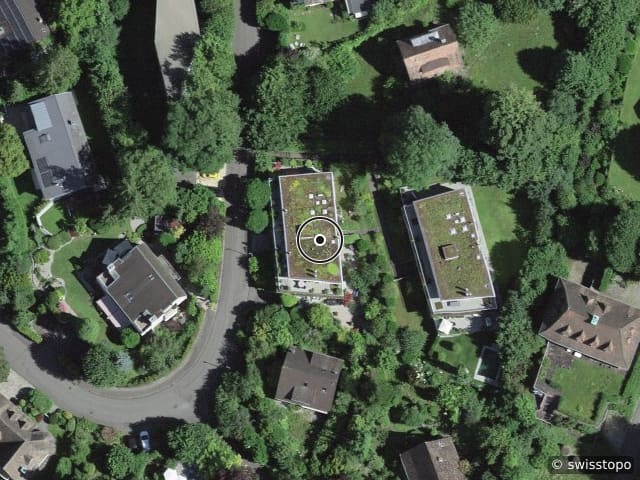 Luftbild Im Baumgarten 23, Riehen