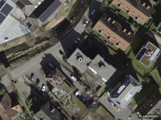 Luftbild der Lage – Obere Reppischstrasse 35, 8953 Dietikon