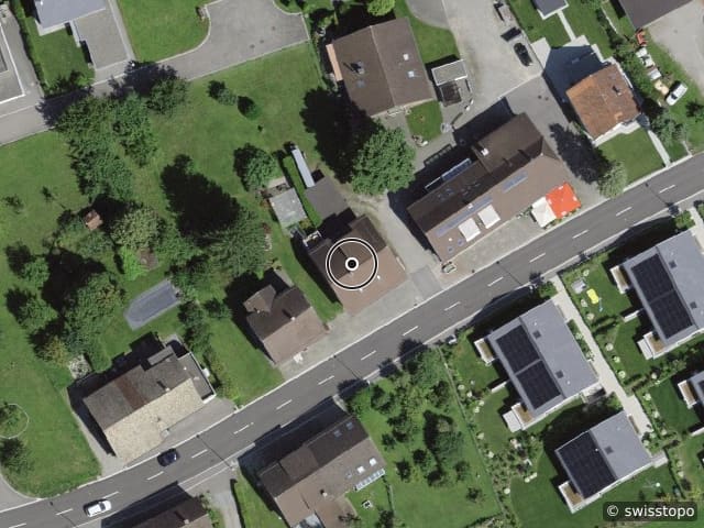 Vista aerea della posizione – Dorfstrasse 20A, 8356 Ettenhausen