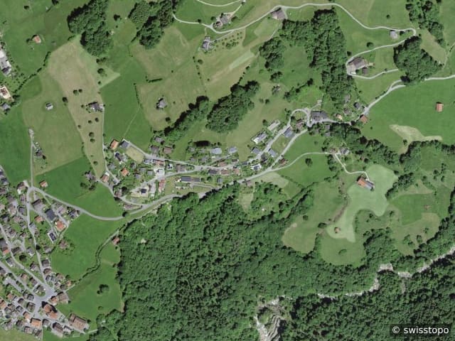 Luftbild der Lage – 8739 Rieden