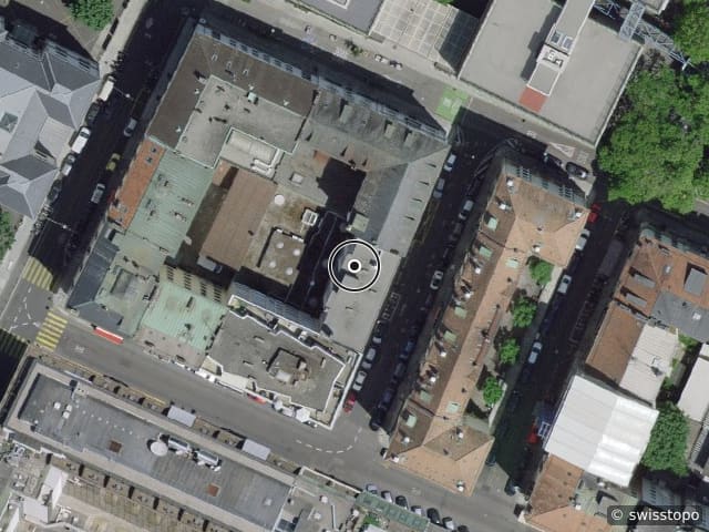 Luftbild Rue du Levant 3, Genève
