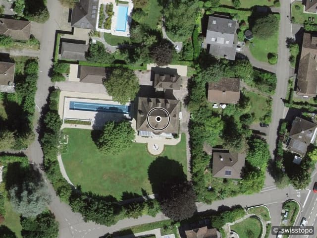 Aerial view of the location – Gartenstrasse 17, 5600 Lenzburg