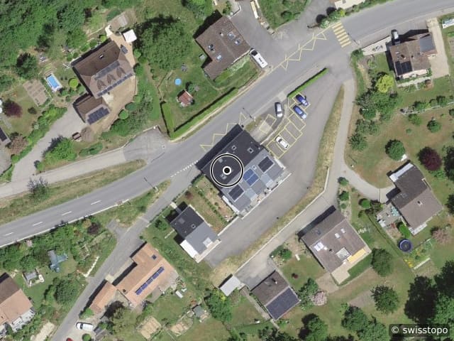 Luftbild La Cave aux Fées 19, Croy