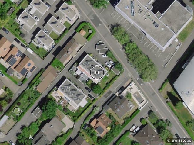 Luftbild Chemin du Grand-Puits 41, Meyrin