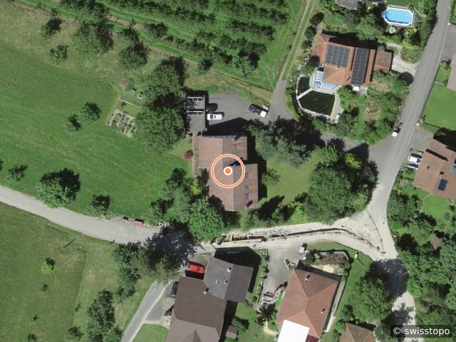 Luftbild Hauptstrasse 50, St. Pantaleon