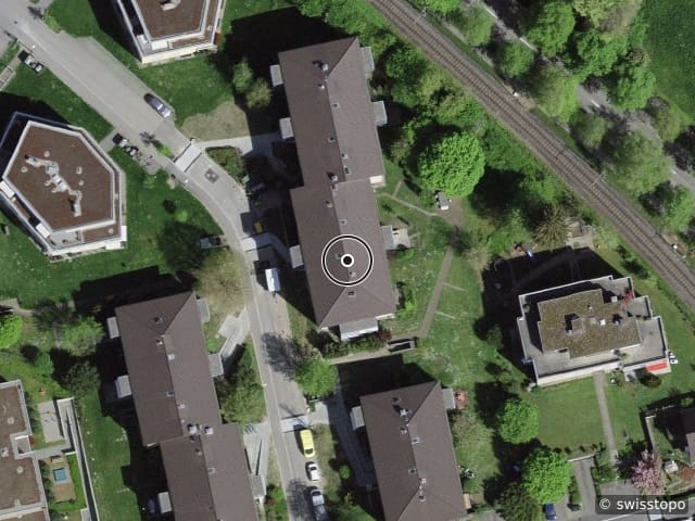 Luftbild der Lage – Geissfluhstrasse 4, 4500 Solothurn