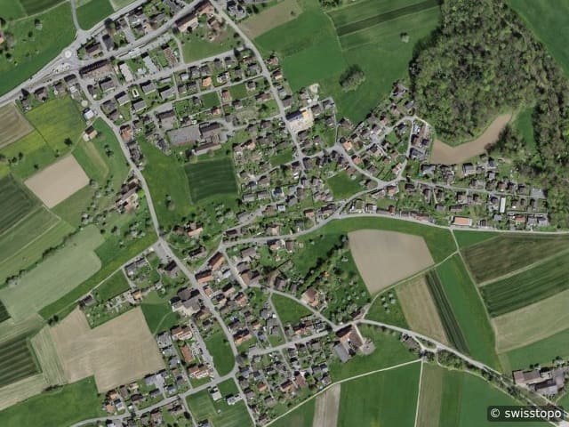 Luftbild Flumenthal